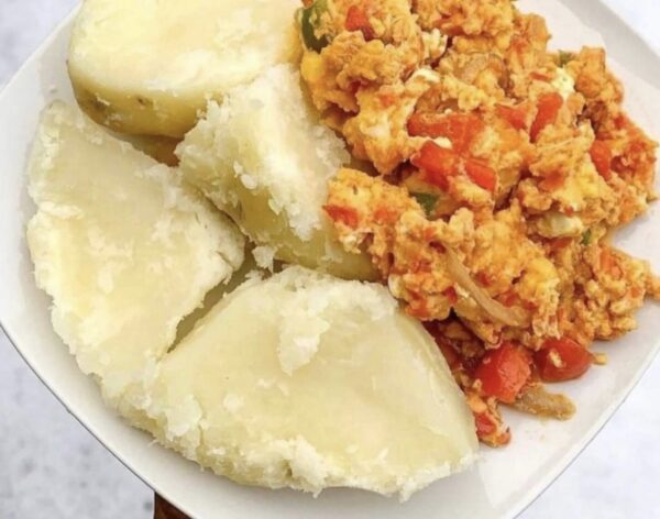 Boiled Yam